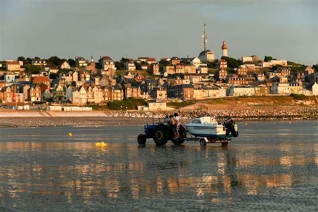 La Baigneuse Maison Avec Jardinet Et Parking Prive, A 200 M Plage Cayeux-sur-Mer Kültér fotó